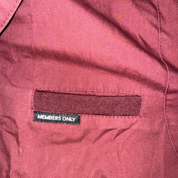 Members Only Deep Red Jacket - Picture 2 of 5